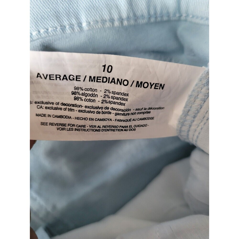 New Gloria Vanderbilt Amanda Women's Jeans size 10 Light Blue  & Cotton - Picture 7 of 13